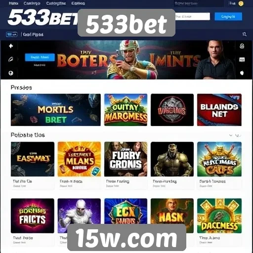 Análise das opções de jogos disponíveis no 533bet